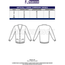 ISACCO CARDIGAN UNISEX BLU 50% WOOL (LANA)  50% ACRYLIC