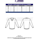 ISACCO MAGLIA COLLO A V BLU 50% WOOL (LANA)  50% ACRYLIC