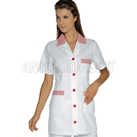 ISACCO CASACCA MARBELLA M/M B.CO+R.ROSSA 100 % COTTON