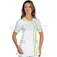ISACCO CASACCA BRASILIA BIANCO + MELA 65% POLYESTER  35% COTTON