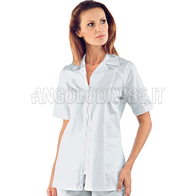 ISACCO CASACCA BARCELLONA M/M BIANCO 100 % COTTON