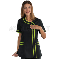 ISACCO CASACCA BRASILIA NERO+MELA 65% POLYESTER  35% COTTON