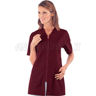 ISACCO CASACCA VICTORIA BORDEAUX 65% POLYESTER  35% COTTON