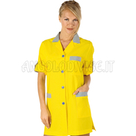 ISACCO CASACCA YORK M/M GIALLO+R.AZZURRA 65% POLYESTER  35% COTTON