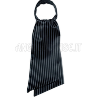 ISACCO ASCOT REGIMENTAL NERO 100 % POLYESTER