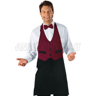 ISACCO GARCON BORDEAUX/NERO 100 % POLYESTER