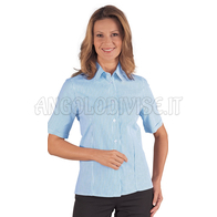 ISACCO CAMICETTA KYOTO M/M R. AZZURRA 65% POLYESTER  35% COTTON