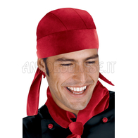 ISACCO BANDANA ROSSO 65% POLYESTER  35% COTTON