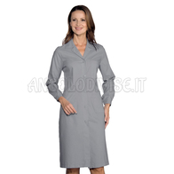 ISACCO CAMICE DONNA GRIGIO 65% POLYESTER  35% COTTON