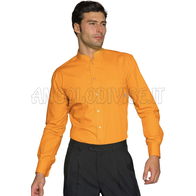 ISACCO CAMICIA UNISEX DUBLINO ALBICOCCA 65% POLYESTER  35% COTTON