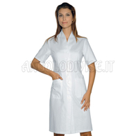 ISACCO CAMICE LUGANO M/M BIANCO 100 % COTTON