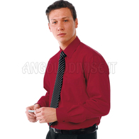 ISACCO CAMICIA UNISEX VERMIGLIO 65% POLYESTER  35% COTTON
