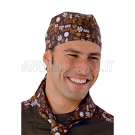 ISACCO BANDANA CHOCOLATE 100 % COTTON