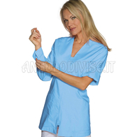 ISACCO CASACCA BENIDORM AZZURRO 65% POLYESTER  35% COTTON