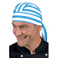 ISACCO BANDANA BIANCO/AZZURRO 100 % COTTON