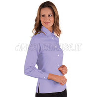 ISACCO CAMICETTA KYOTO LILLA 65% POLYESTER  35% COTTON