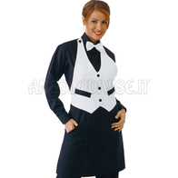 ISACCO GARCON BIANCO/NERO 100 % POLYESTER