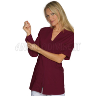ISACCO CASACCA BENIDORM BORDEAUX 65% POLYESTER  35% COTTON