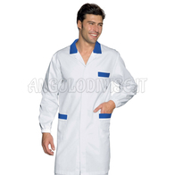 ISACCO CAMICE TORONTO BIANCO+BLU CINA 100 % COTTON