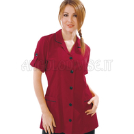 ISACCO CASACCA ODESSA VERMIGLIO 65% POLYESTER  35% COTTON