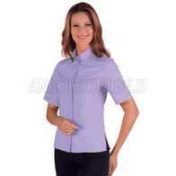 ISACCO CAMICETTA KYOTO M/M LILLA 65% POLYESTER  35% COTTON