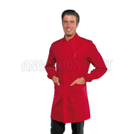 ISACCO CAMICE DOVER ROSSO 65% POLYESTER  35% COTTON