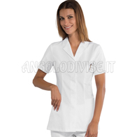 ISACCO CASACCA COIMBRA M/M BIANCO 65% POLYESTER  35% COTTON