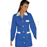 ISACCO CASACCA MARBELLA BLU CINA+BIANCO 65% POLYESTER  35% COTTON