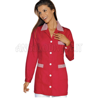 ISACCO CASACCA MARBELLA ROSSO+R.ROSSA 65% POLYESTER  35% COTTON