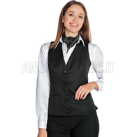ISACCO GILET DONNA VENEZIA NERO 100 % POLYESTER