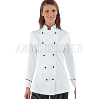 ISACCO GIACCA LADY GRANCHEF 100 % COTTON