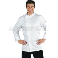 ISACCO GIACCA CUOCO BILBAO SUPERDRY BIANCO 100% POLYESTER  SUPERDRY MICROFIBRA