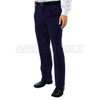 ISACCO PANTALONE UOMO BLU 100 % POLYESTER
