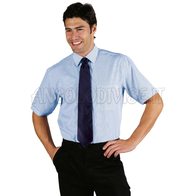 ISACCO CAMICIA UNISEX M/M R. AZZURRA 65% POLYESTER  35% COTTON