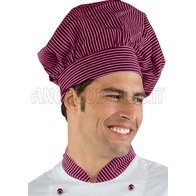 ISACCO CAPPELLO CUOCO VIENNA BORDEAUX 100 % COTTON