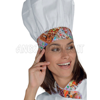 ISACCO CAPPELLO CUOCO BIANCO+DELICIOUS 100 % COTTON