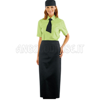 ISACCO GREMBIULE DOC CM100X90 NERO 65% POLYESTER  35% COTTON