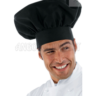 ISACCO CAPPELLO CUOCO NERO 65% POLYESTER  35% COTTON