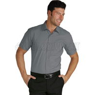 ISACCO CAMICIA UOMO CARTAGENA SLIM M/M GRIGIO 65% POLYESTER  35% COTTON