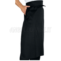 ISACCO GREMBIULE FRANCESE CM100X90 NERO 65% POLYESTER  35% COTTON