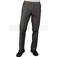 ISACCO PANTALACCIO STRETCH LIGHT BLACK JEANS 97% COTTON  3% SPANDEX