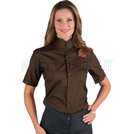 ISACCO CAMICIA UNISEX DUBLINO M/M CACAO 65% POLYESTER  35% COTTON