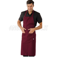 ISACCO GREMBIULE DAYTONA CM 95X95 BORDEAUX 65% POLYESTER  35% COTTON