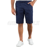 ISACCO PANTALACCIO SHORT BLU 65% POLYESTER  35% COTTON