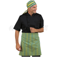 ISACCO GREMBIULE NICARAGUA GIALLO/BLU 100 % COTTON