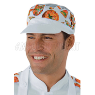 ISACCO CAPPELLO CHARLY CON RETE BIANCO+PIZZA 100 % COTTON