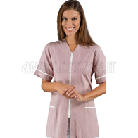 ISACCO CASACCA VICTORIA RIGATINO BORDEAUX 100 % COTTON