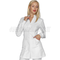 ISACCO CASACCA VERACRUZ POLSI IN MAGLIA BIANCO 65% POLYESTER  35% COTTON