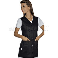 ISACCO CASACCA TROPEA NERO 65% POLYESTER  35% COTTON