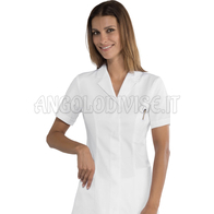ISACCO CASACCA COIMBRA M/M SATIN BIANCO 100% COTTON  SATIN  NO STIRO
